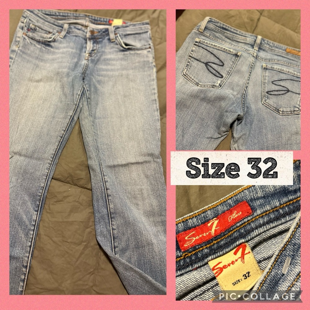 Seven7 Women's Denim Jeans in Light Blue